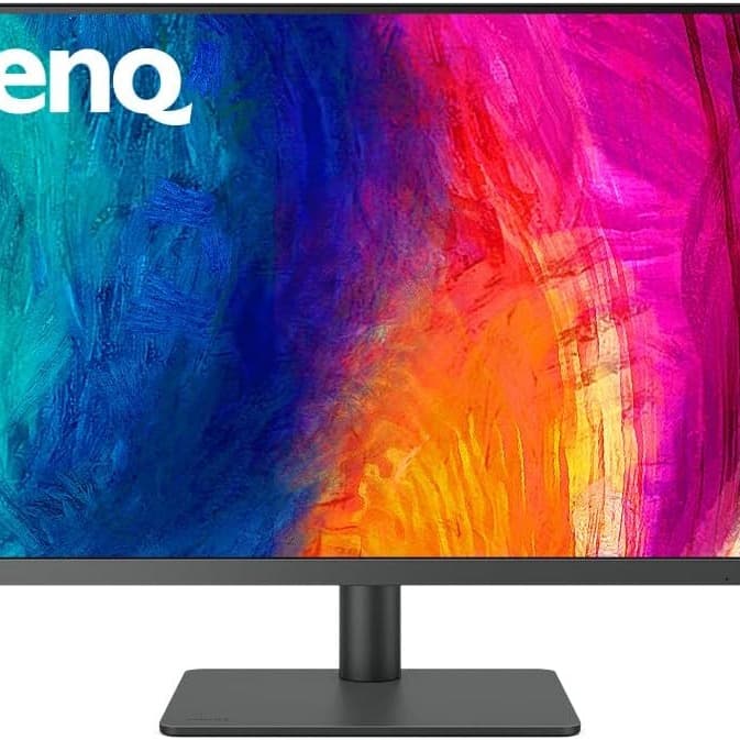 BenQ PD3205U 32 inch 3840 x 2160 4K Designer Monitor, UHD, sRGB, Rec.709,sRGB, HDR10, IPS,USB-C (65W),USB Hub, AQCOLOR, Factory-Calibrated, CAD/CAM Mode,Hotkey Puck G2, KVM, Ergonmic, ICC Sync (Grey) - 1