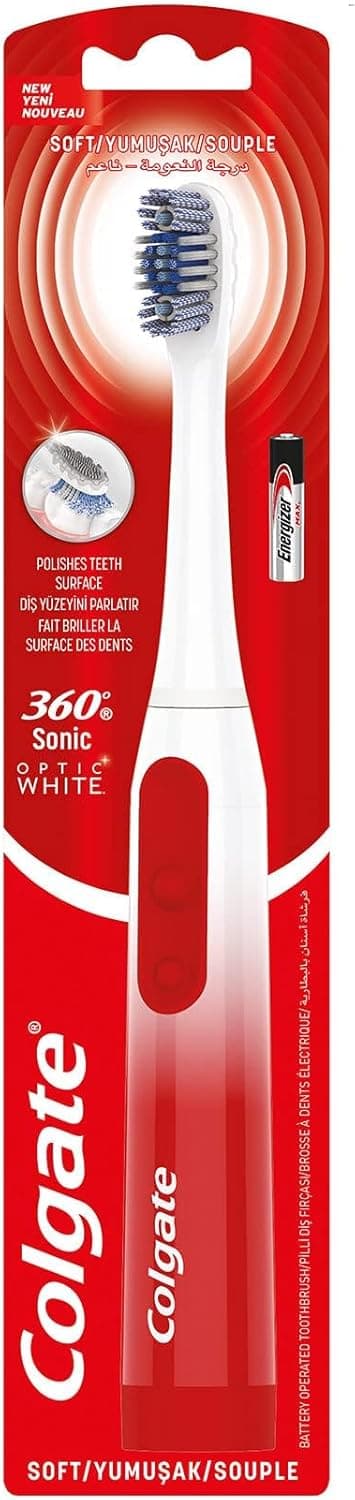 COLGATE TOOTHBRUSH OPTIC WHITE POWER SOFT 1X12 - 1