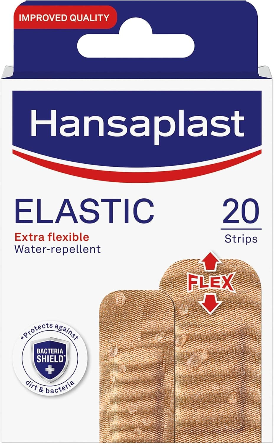 HANSAPLAST ELASTIC 2 SIZE STRIPS 10X20S - 1