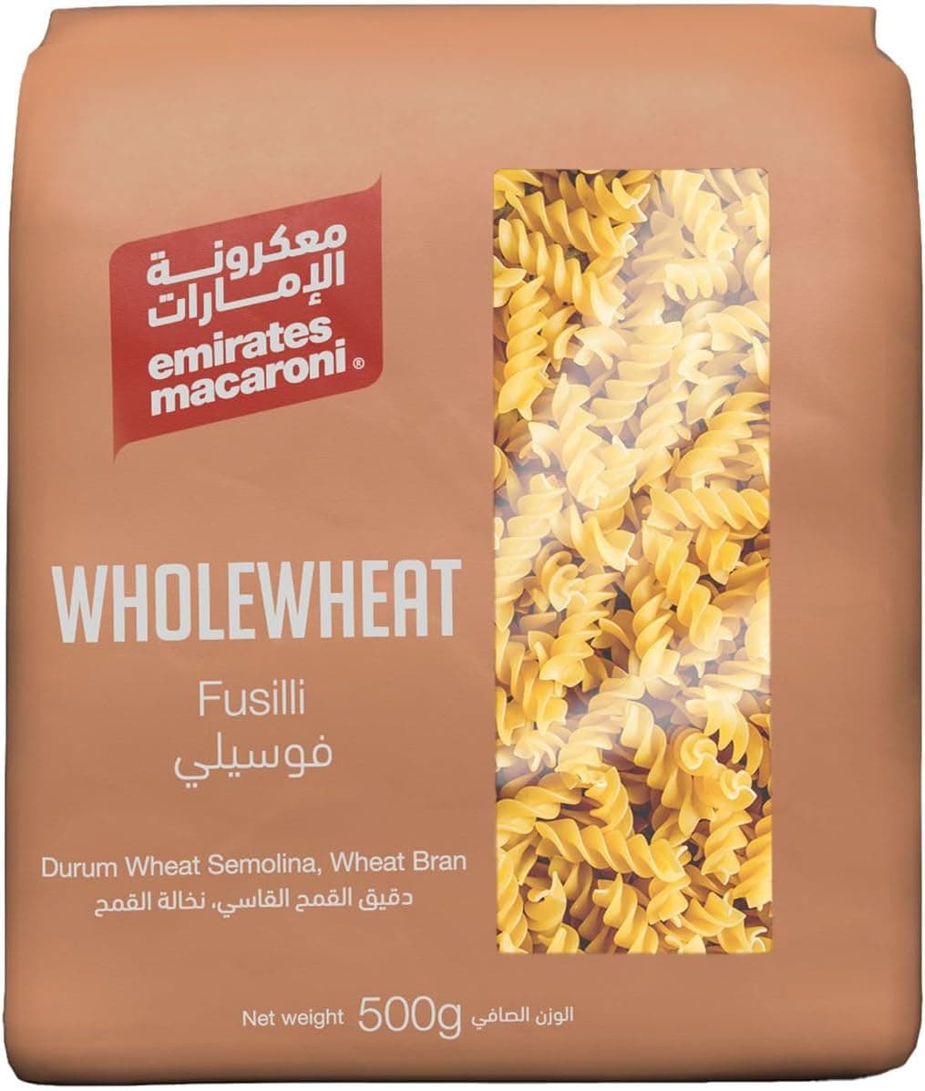 Emirates Macaroni Whole Wheat Fusili20x500G - 1