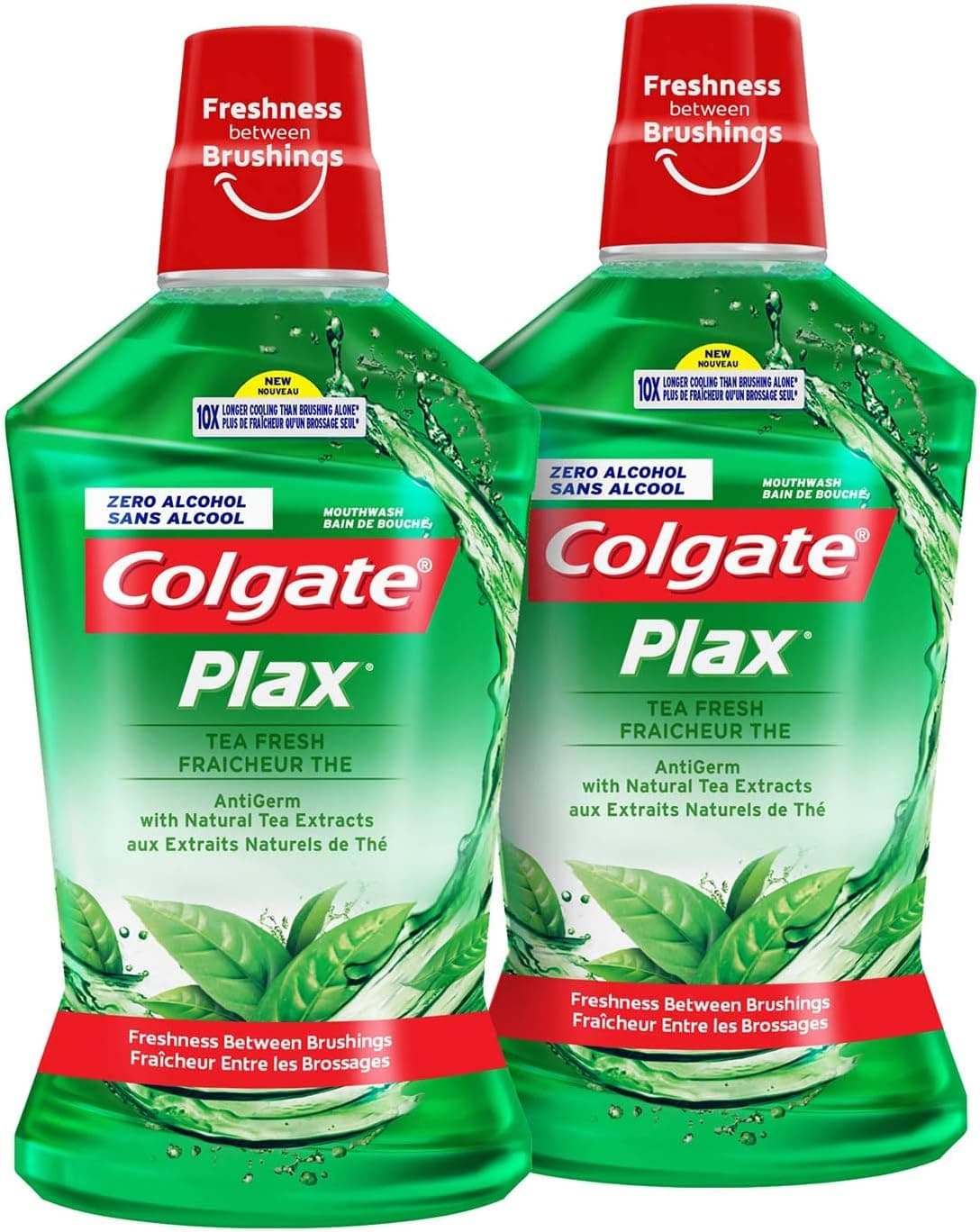 COLGATE PLAX FRESH TEA 2X500ML VPK - 1