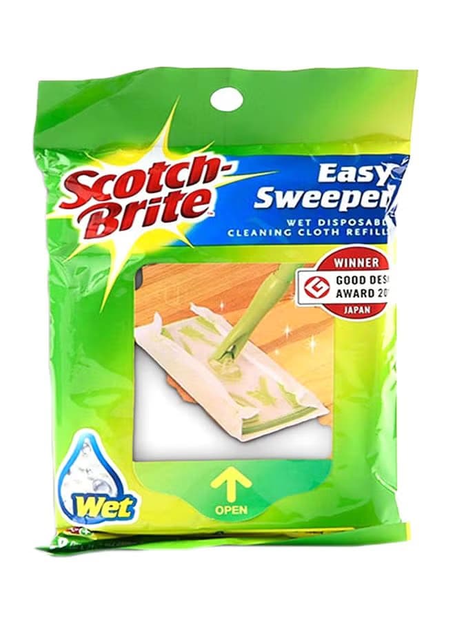 SCTCH-BRITE EASY SWEEPER WET REFILL 8'S - 1