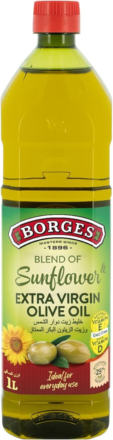 BORGES SUNFLOWER & OLIVE OIL BLEND 6X1L - 1