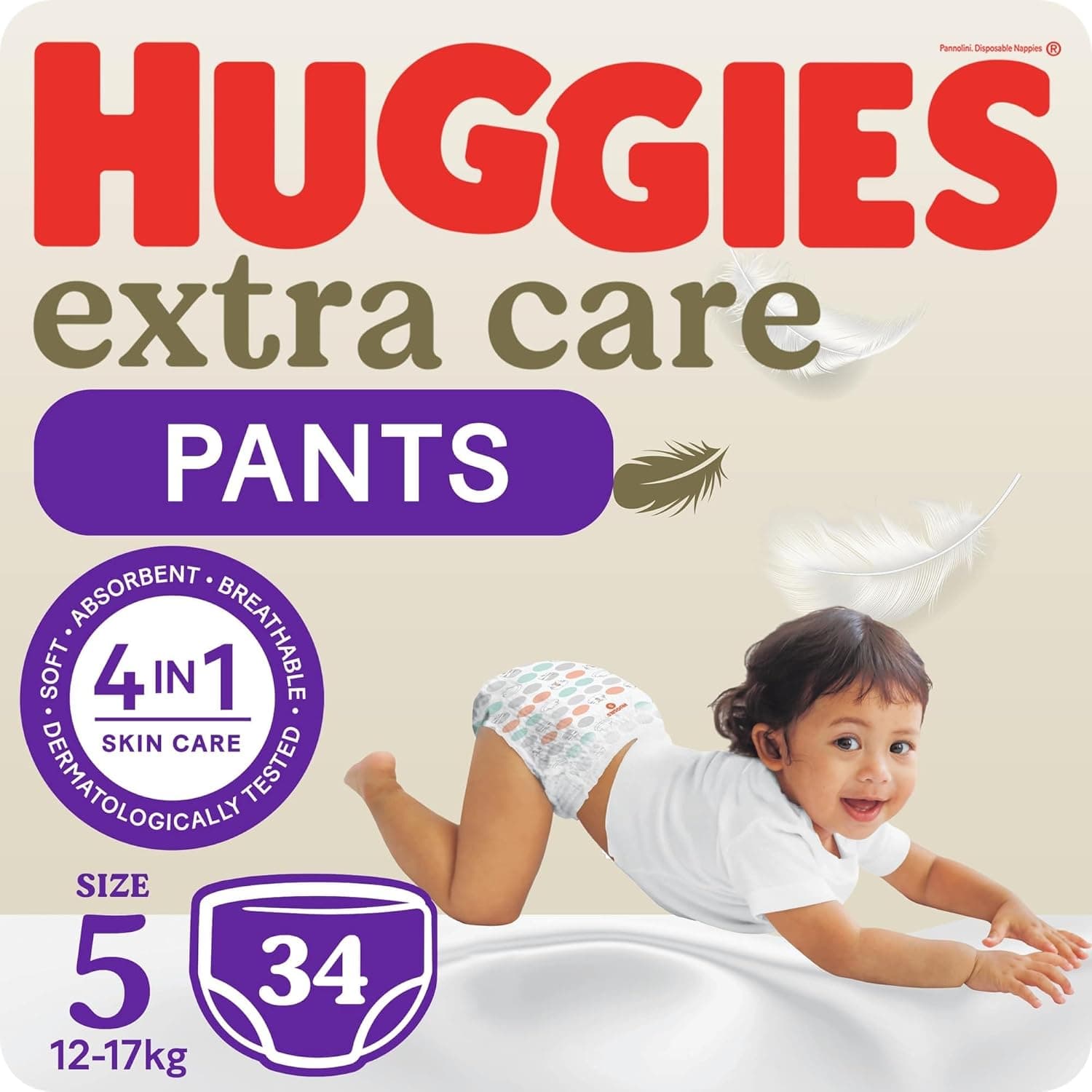Huggies, Extra Care Culottes, Size 5,  12-17 kg, 34 Diaper Pants - 1