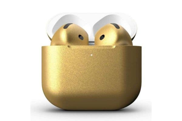 Merlin Craft Customized Apple Airpods 4 Metallic Gold - 1
