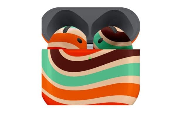 Merlin Craft Customized Apple Airpods 4 ANC 80's Stripes - 1