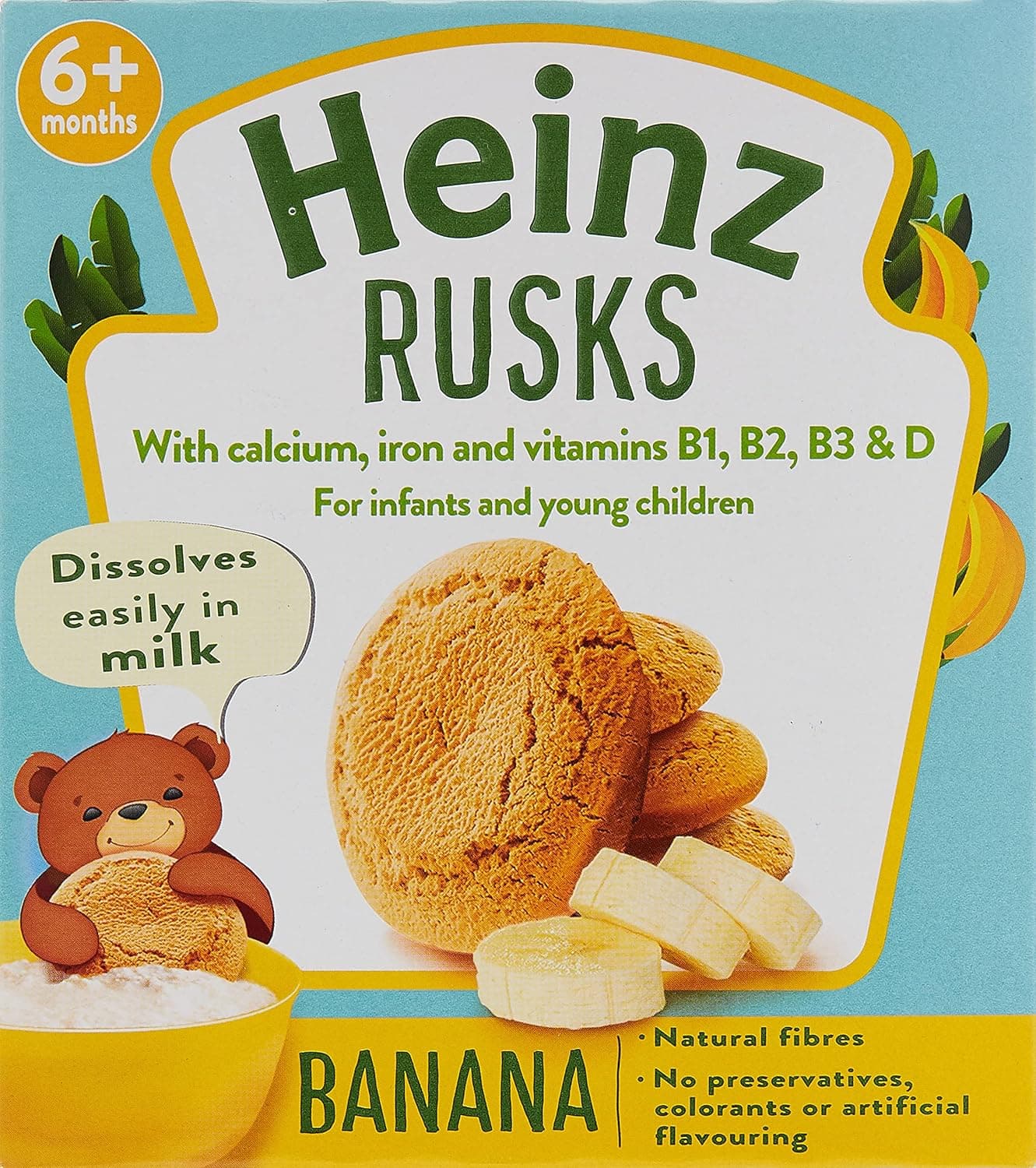 FARLEY'S RUSKS 18 BANANA 12X300 GMS - 1