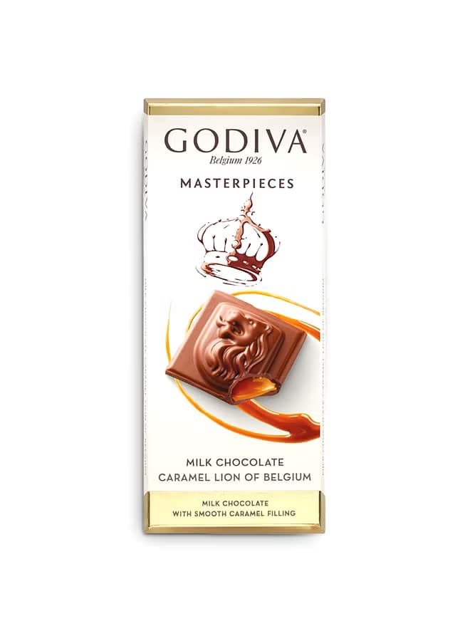 GODIVA TBLT MILK CHOC CARAMEL 3X6X86G - 1