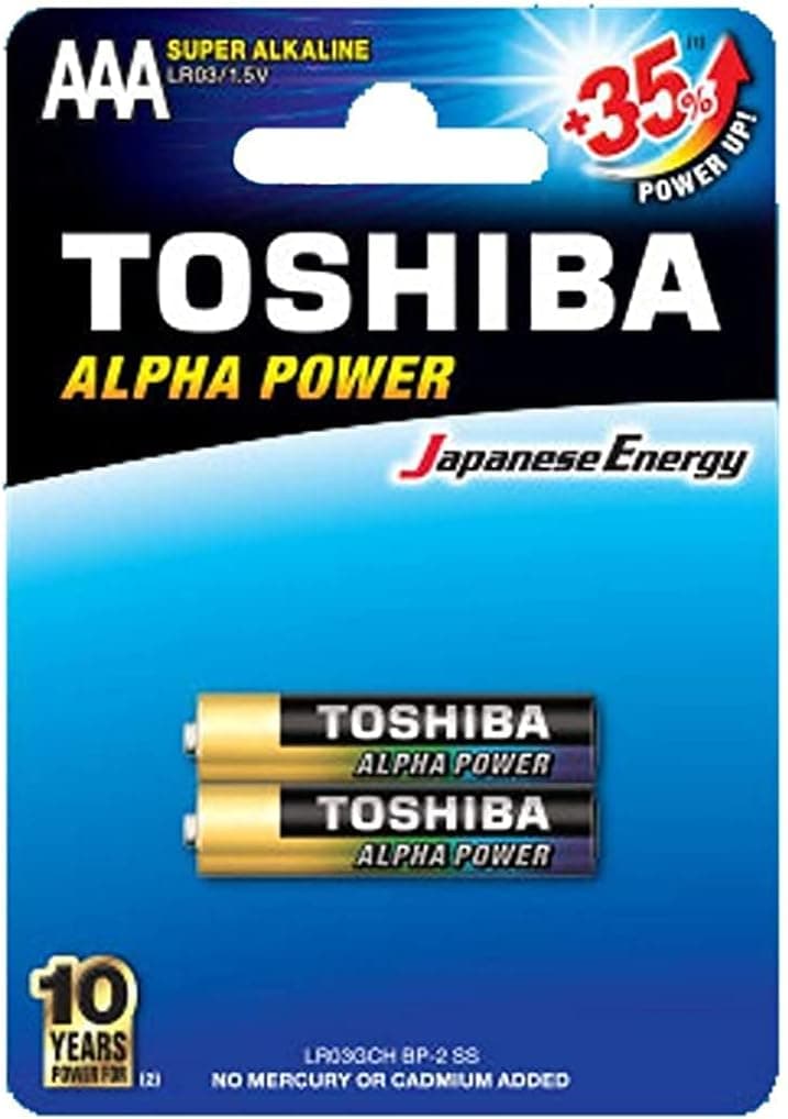 TOSHIBA ALPHA POWER AAA - 2 Battery Pack - 1