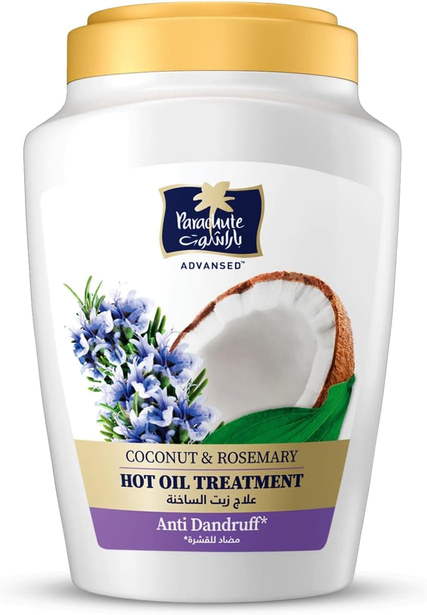 Parachute Advansed Anti-Dandruff Shampoo with Rosemary & Coconut | Nourishes Hair & Detoxes Scalp| Fights Stubborn Dandruff | 0% Harmful Chemicals | 340ml (Pack of 2) - 1