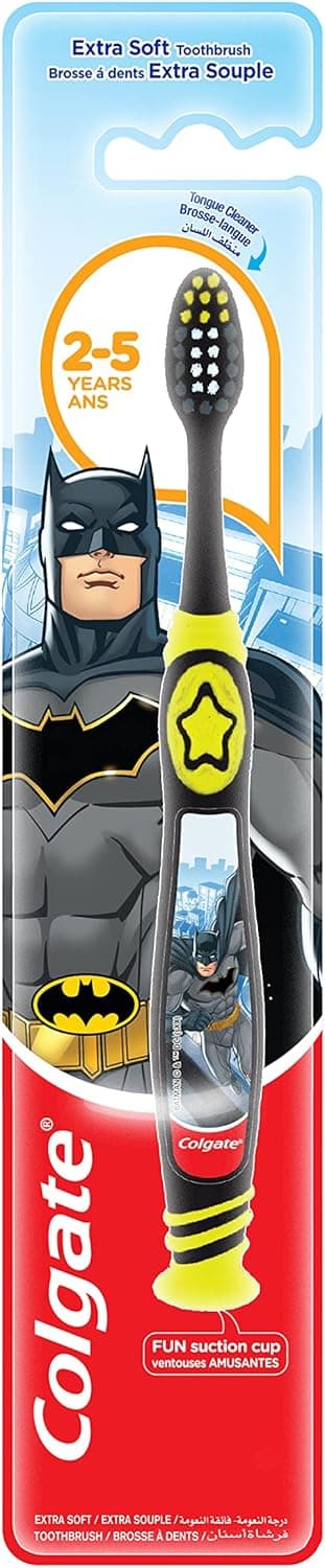 COLGATE TOOTHBRUSH BATMAN  BARBIE 2-5 - 1