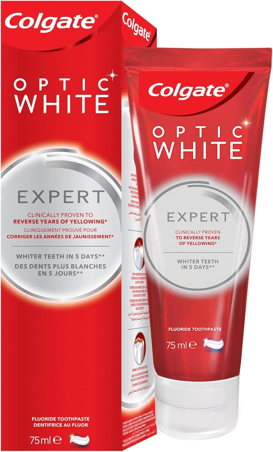 COLGATE TOOTHPASTE OPTIC WHITE EXPERT WHITE  (Head) - 1