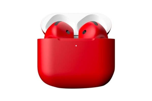 Merlin Craft Customized Apple Airpods 4 ANC Red Matte - 1