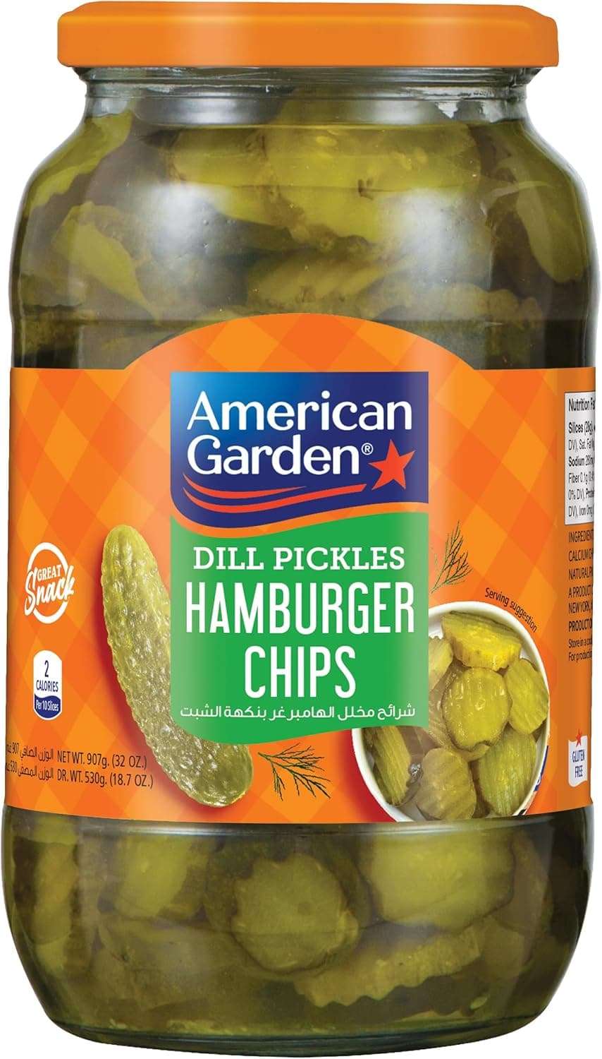AG HAMBURGER DILL CHIPS 12X32 OZ - 1