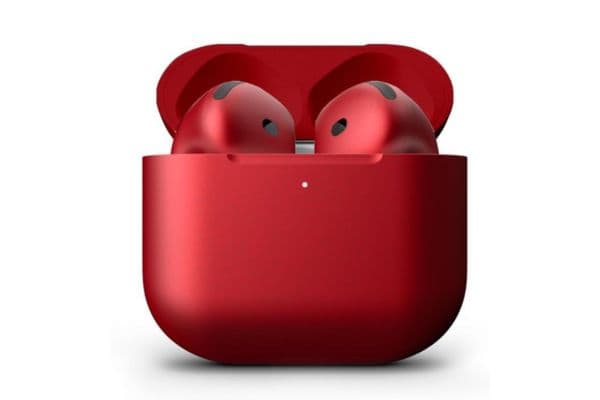 Merlin Craft Customized Apple Airpods 4 Product Red Bold - 1