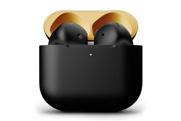 Merlin Craft Customized Apple Airpods 4 Combo Black Gold - 1