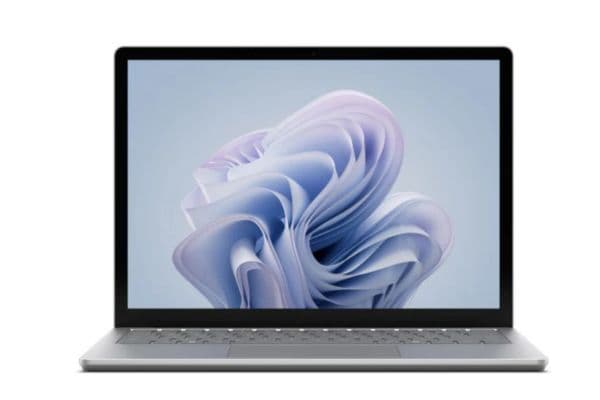 Microsoft Surface Laptop 6, Intel Ultra 7-165H, 16GB, 512GB SSD, 13.5 Inch Touch screen QHD, Intel Iris Xe Integrated Graphics, Windows 11 Pro, Platinum Color (Arabic & English Keyboard) - 1