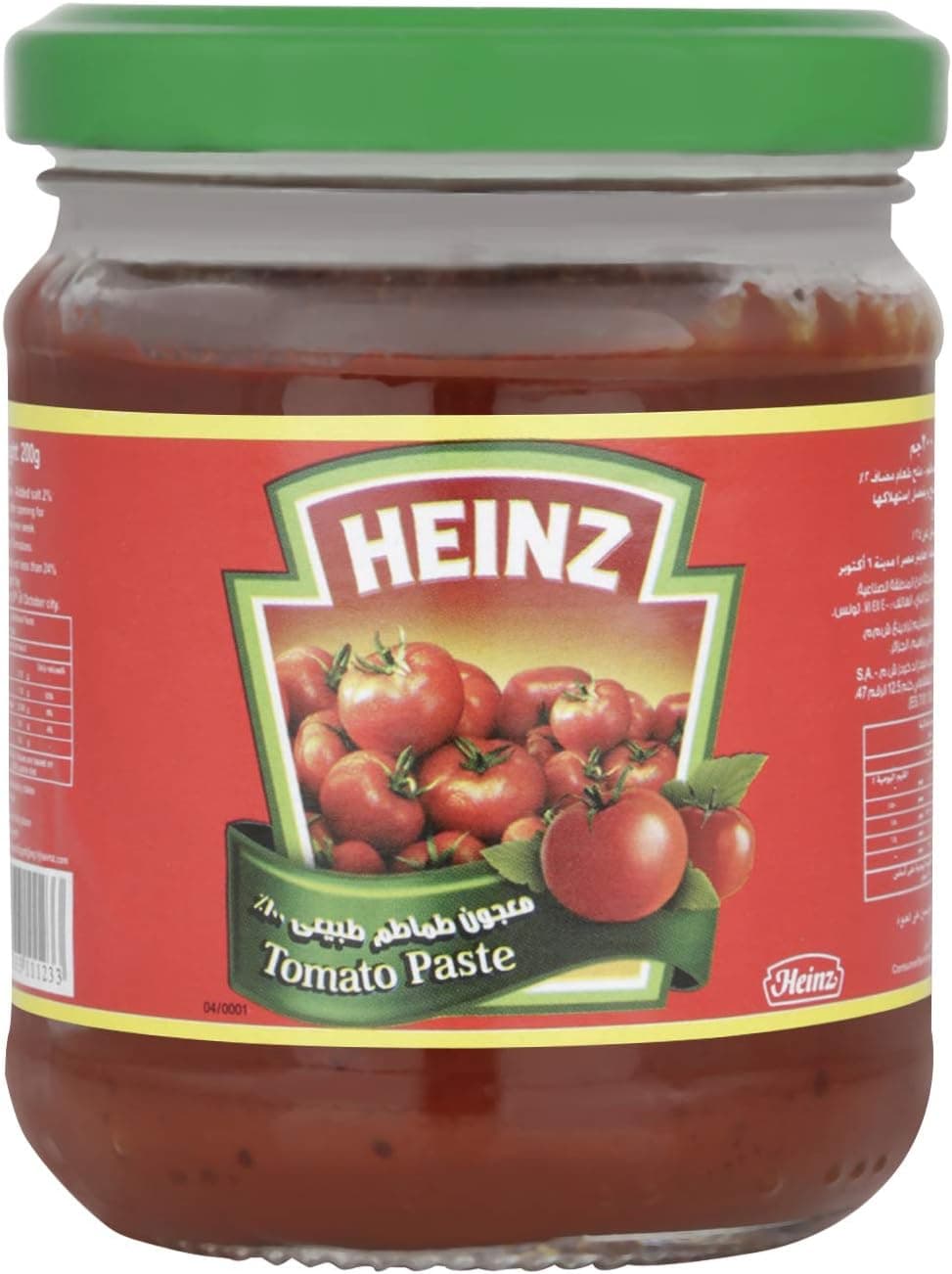 HEINZ TOMATO PASTE JAR 12X200 GMS - 1