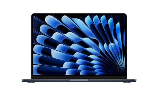 Apple MacBook Air, MRXV3, Midnight, M3 Chip, 8-Core CPU, 10-Core GPU, 8GB, 256GB SSD, 13 Inch (English Keyboard, Apple Warranty) - 1