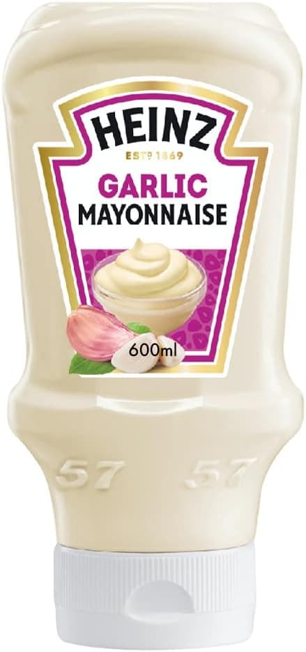 HEINZ MAYO GARLIC TD 12X600ML - 1