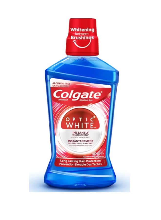 COLGATE MOUTHWASH OPTIC WHITE 500ML - 1