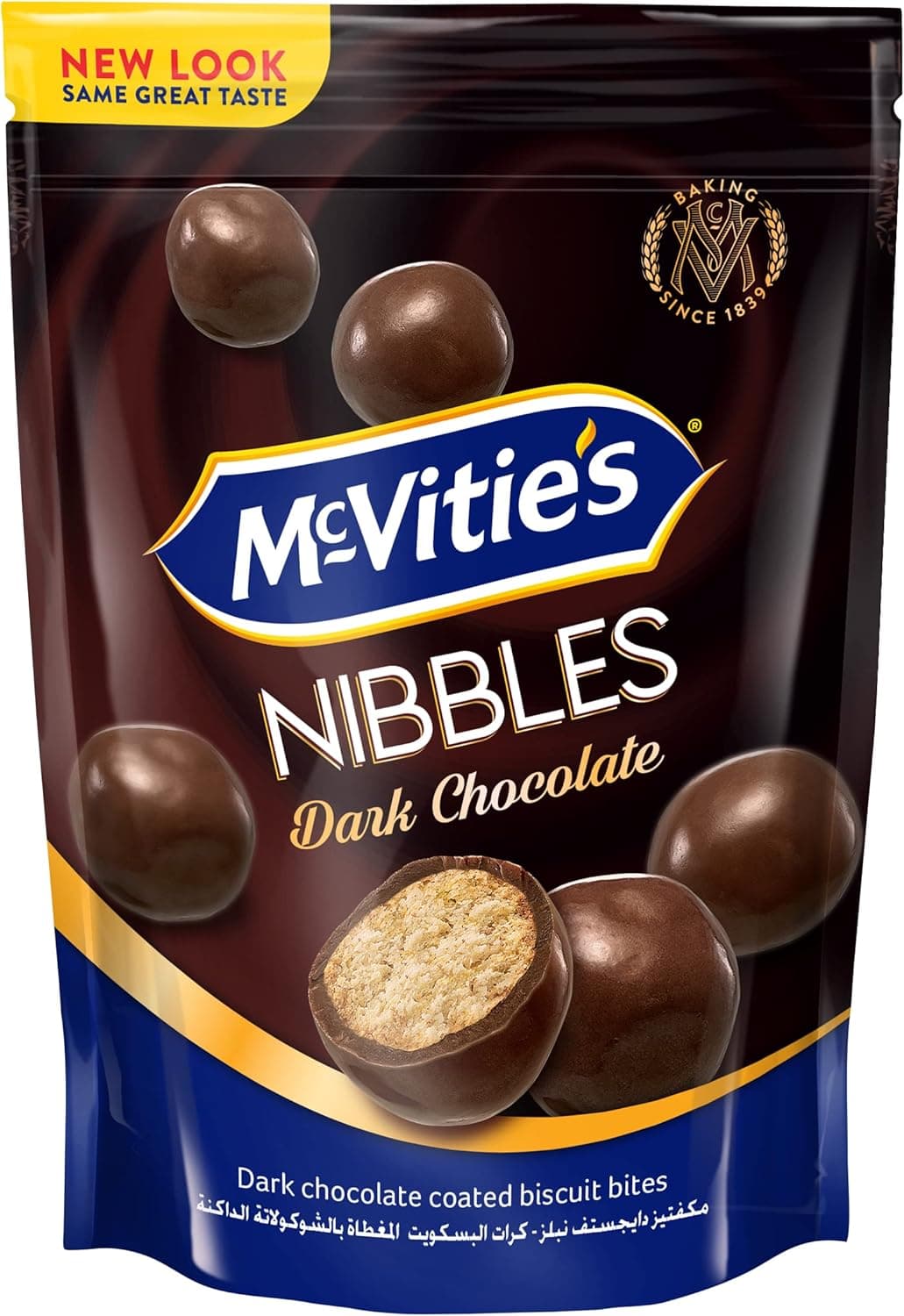 MCVITIES NIBBLES DARK CHOCOLATE 8X7X120G - 1
