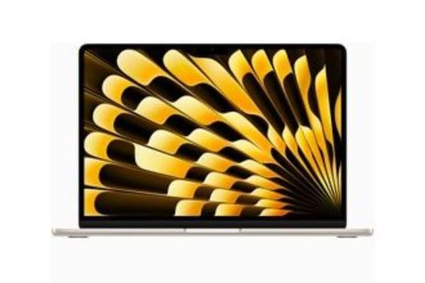 Apple MacBook Air, 15 inch, M3 Chip, 8-Core CPU 10-Core GPU, 16GB, 512GB SSD, Starlight, MXD33 (English Keyboard, Apple Warranty) - 1