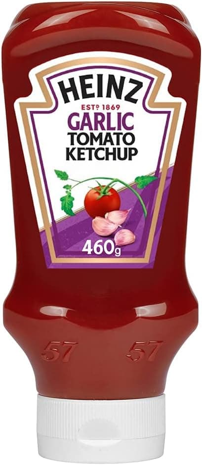 HEINZ TOMATO KETCHUP GARLIC 10X460G - 1