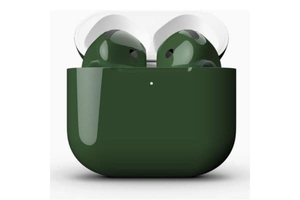 Merlin Craft Customized Apple Airpods 4 Green Glossy - 1