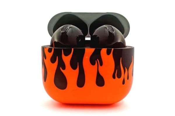 Merlin Craft Customized Apple Airpods 4 ANC Fire Storm - 1
