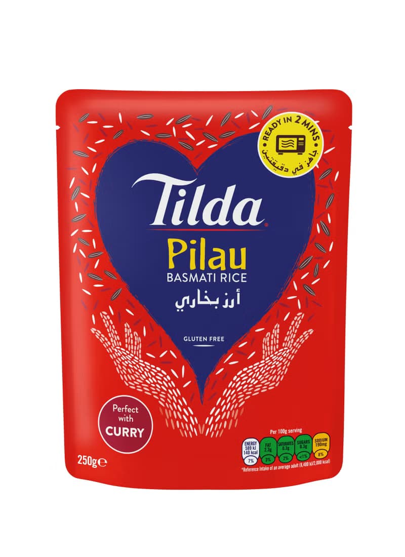 TILDA PILAU BASMATI RICE (6x250g) - 1