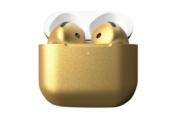 Merlin Craft Customized Apple Airpods 4 ANC Metallic Gold - 1