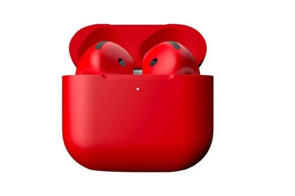 Merlin Craft Customized Apple Airpods 4 ANC Product Red Bold - 1