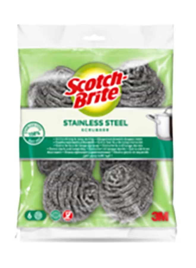 SCOTCH-BRITE METAL SPIRALX6(POLY PACK) - 1