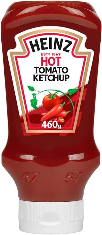 HEINZ TOMATO KETCHUP HOT 10X460G - 1