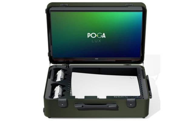 IndiGaming POGA Lux 24-Inch Portable Gaming Monitor Camouflage for PlayStation 5 - 1