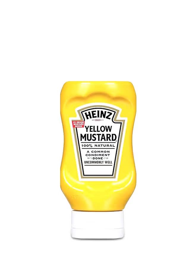HEINZ YELLOW MUSTARD MILD UK 8X220ML - 1