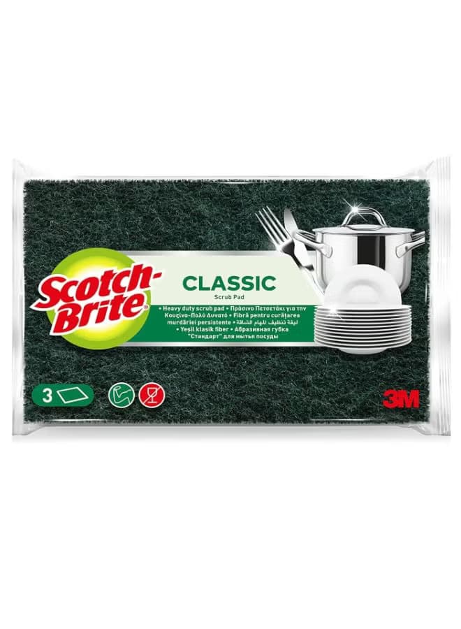 3M KITCHEN SCOURER TRIPPLE PAD - 1