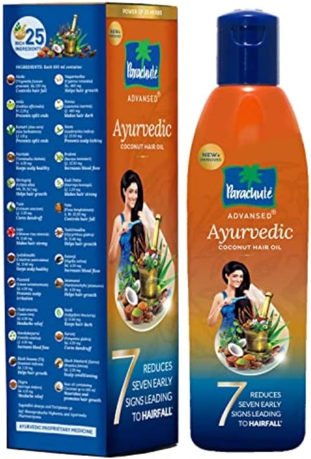 Parachute Advansed Nourishing Care Shampoo with Castor & Coconut | Tames & Nourishes Frizzy Hair| Makes Hair Thicker & Longer | 0% Harmful Chemicals | 340ml - 1
