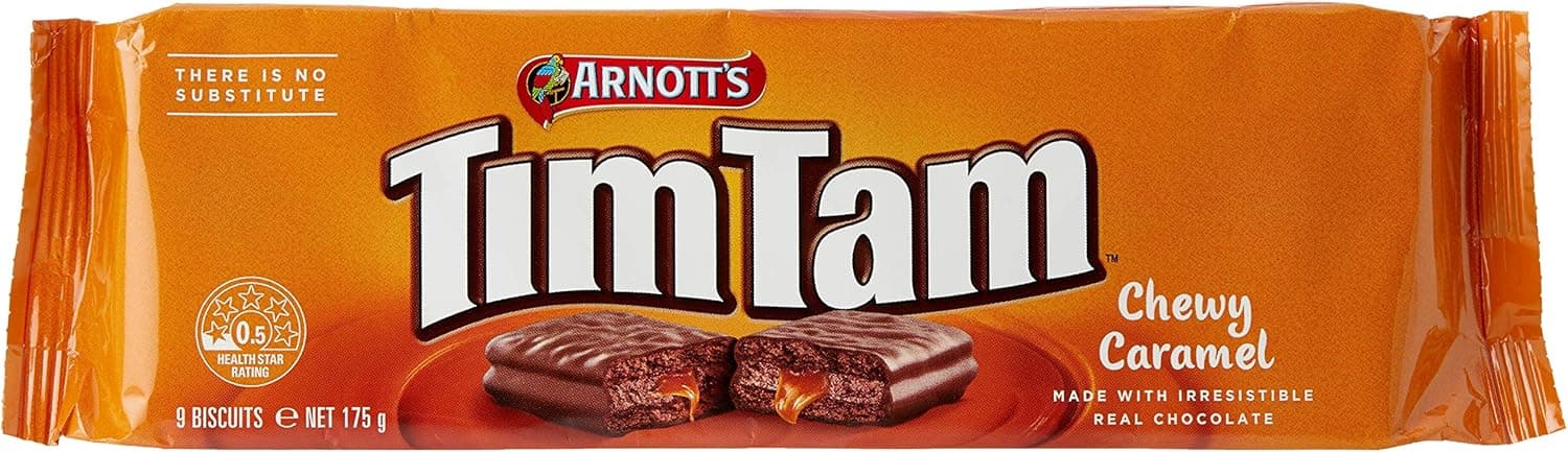 ARNOTT'S TIM TAM CHEWY CARAMEL 24X175G - 1