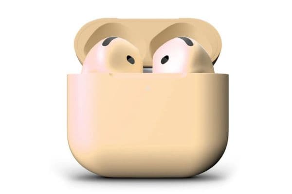 Merlin Craft Customized Apple Airpods 4 Gold Bold - 1